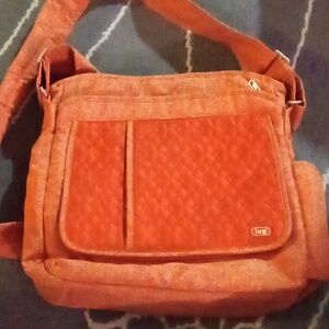 Lug Orange Crossbody Bag